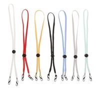 Theaque 7pcs Hat Rope Windproof Sun Hat Strap Hat Chin Cord Hat Rope Clip Hat Strap Clip Retainer