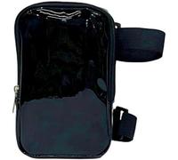 Theaque Holographic Thigh Bag, Leg Bag with Adjustable Leg Strap, Waist Pack, Black