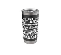 Theater Funny Stage Manager Tech Week Stainless Steel Insulated Tumbler