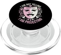 Theater I Am Not Yelling I Am Projecting PopSockets PopGrip for MagSafe