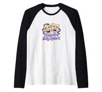 Theater is My Sport Theater Kids Fun Drama Club Art Raglan Baseball Tee