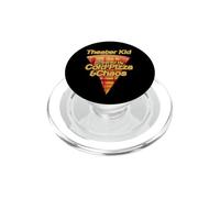 Theater Kid Powered by Cold Pizza and Chaos plaid PopSockets PopGrip for MagSafe