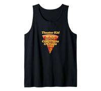 Theater Kid Powered by Cold Pizza and Chaos Plaid Tank Top