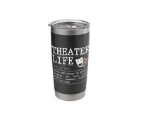 Theater Life Doing Odd Things in Public Definition Actor Stainless Steel Insulated Tumbler