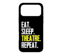 Theater Lover - Eat Sleep Theatre Repeat Funny Actor Stage Case for iPhone 17 Pro Max