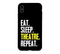 Theater Lover - Eat Sleep Theatre Repeat Funny Actor Stage Case for iPhone XS Max