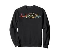 Theater Nerd Heartbeat Drama Rehearsal Musical Theatre Geek Sweatshirt