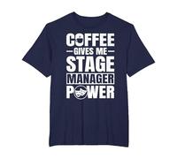 Theater Stage Manager Tech Week T-Shirt, Men's Big and Tall, Navy Blue, 3X Tall