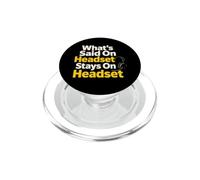 Theater Tech Headset Stage Manager PopSockets PopGrip for MagSafe