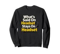 Theater Tech Headset Stage Manager Sweatshirt