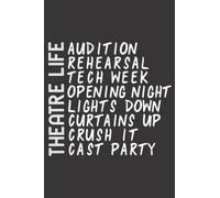 Theatre Gift Funny Acting Thespian Play Director SweaMeme: Daily Planner Notepad To Do Schedule, Medium 6x9 Inches, 120 Pages, Printed Cover