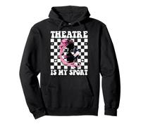 Theatre Is My Sport Theater Mask Drama Comedy Pullover Hoodie