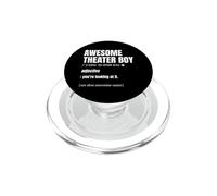 Theatre kid Awesome Theater boy PopSockets PopGrip for MagSafe