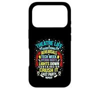 Theatre Life Nerd Actor Musical Theater Auditions Rehearsals Case for iPhone 17 Pro
