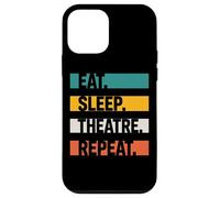 Theatre Lovers Eat Sleep Theatre Repeat Acting Passion Case for iPhone 12 mini