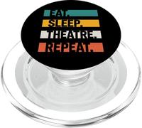 Theatre Lovers Eat Sleep Theatre Repeat Acting Passion PopSockets PopGrip for MagSafe