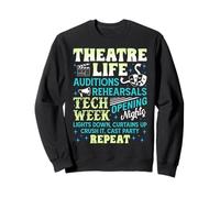 Theatre Nerd Actor Gifts Funny Musical Theater Geek Thespian Sweatshirt