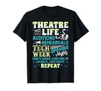 Theatre Nerd Actor Gifts Funny Musical Theater Geek Thespian T-Shirt