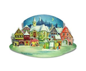 Theatre style 1955 3 d freestanding Richard Sellmer Advent Calendar 480 x 215