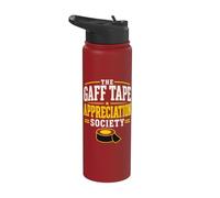 Theatre Tech Backstage Crew Stagehand Gaff Tape Stainless Steel Insulated Water Bottle