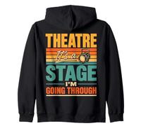 Theatre Technician Funny Stage Crew Zip Hoodie