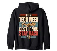 Theatre Technician Stage Crew Funny Tech Week Zip Hoodie