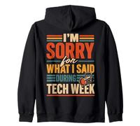 Theatre Technician Stage Crew Tech Week Zip Hoodie