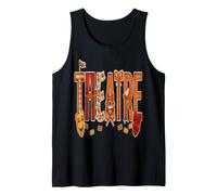 Theatre Word Art Stage Lover Tank Top