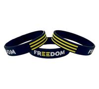 TheAwristocrat 3 Pack of BLACK LIVES MATTER Rubber Wristband Silicone Bracelet to Support Racial Justice, Small (7" 202mm), 100% Silicone Rubber - Latex Free, silicone