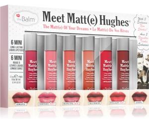 theBalm Meet Matt(e) Hughes 6 x 1.2ml Mini Long Lasting Liquid Lipsticks Vol. 12