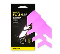 THEBEAM Wheel Flash 2.0 - High Visibility Reflective Stickers for Bike Rims and Wheels - 3M Adhesive Reflective Strips, Hi-Viz Bike Decals, Reflective Bike Stickers, High-Vis Stickers