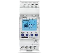Theben 6100130 TR 610 top3 - Digital, 1 Channel time Switch with Weekly Program, App programmable, Perfect for LED, DIN Rail, Timer