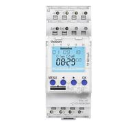 Theben powerful 2 channel digital time switch TR 622 top3-2 external inputs, weekly program, app programming possible, 10 year power reserve, up to 600 W LED 6220130