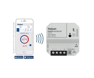 Theben RAMSES 814 BLE UP 8140150 Digital Programmable Thermostat Wall Control