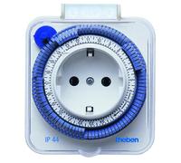 Theben Timer 26 IP44 Analog Socket Time Switch - 0260855