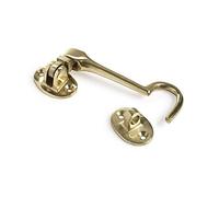 TheBigShip Cabin Hook Silent Pattern 50mm (2 Inch) Brass, Pack of 1 (1)