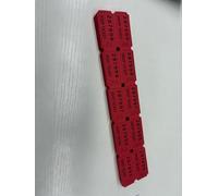 THEBLUETOUCH 2"x2" Red Raffle Tickets, Total 1000 Pcs with Consecutive Numbers, Double Roll Ticket for Events, Entry, Class Reward, Fundraiser & Prizes - 250 Tickets Per Stack