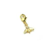 TheCharmWorks Gold Dipped Sterling Silver Bumble Bee Clip on Charm