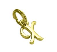 TheCharmWorks Gold Dipped Sterling Silver Script Letter G Charm