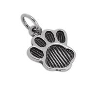 TheCharmWorks Large Sterling Silver Animal Paw Print Charm