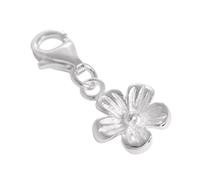 TheCharmWorks Simple Sterling Silver Flower Clip on Charm