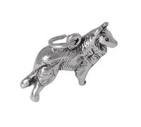 TheCharmWorks Sterling Silver 3D Border Collie Charm