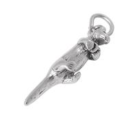 TheCharmWorks Sterling Silver 3D Otter Charm