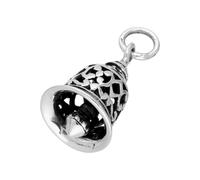 TheCharmWorks Sterling Silver 3D Ringing Bell Charm