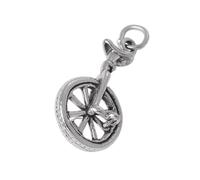 TheCharmWorks Sterling Silver 3D Unicycle Charm