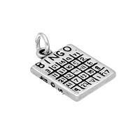 TheCharmWorks Sterling Silver Bingo Card Charm