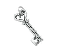 TheCharmWorks Sterling Silver Heart Key Charm