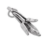 TheCharmWorks Sterling Silver Peeled Banana Charm