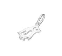 TheCharmWorks Sterling Silver Penguin Charm w Cut Out Details
