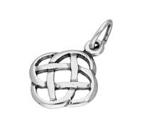 TheCharmWorks Sterling Silver Round Celtic Knot Charm